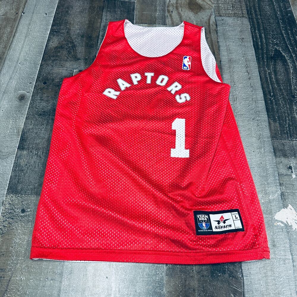 Toronto Raptors Reversible Practice Jersey Youth Large Alleson Team NBA‎